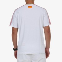 Camiseta Bullpadel FEP Exudo Blanco