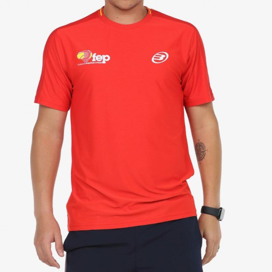 Bullpadel FEP Exudo T-shirt rouge