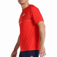 T-shirt rouge Bullpadel FEP Fang