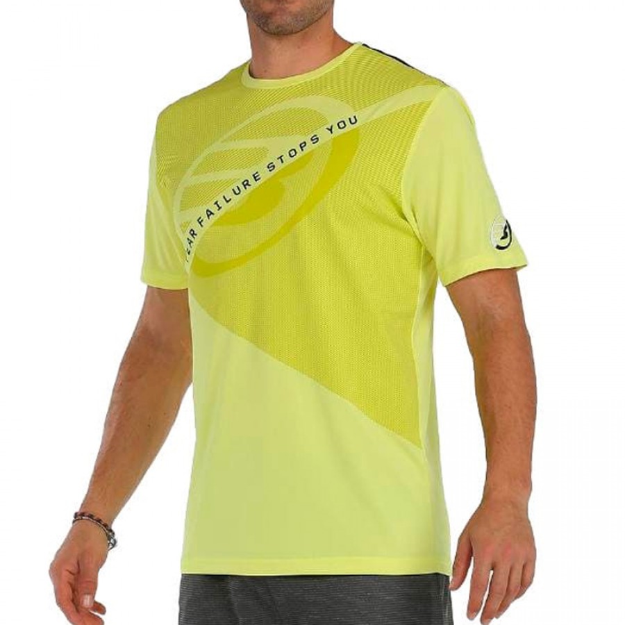 T-shirt Bullpadel Kareni Yellow Sulfur Fluor