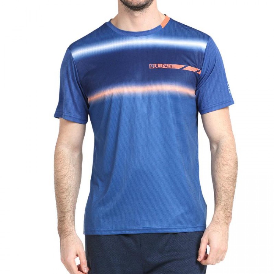 Camiseta Bullpadel Lacar Azul Intenso