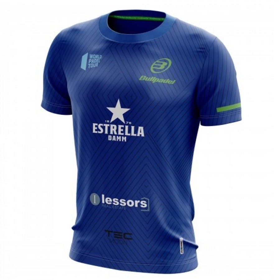 Camiseta Bullpadel Maxi Sanchez WPT Tanos Azul Real Junior 2019 - Barata Oferta Outlet