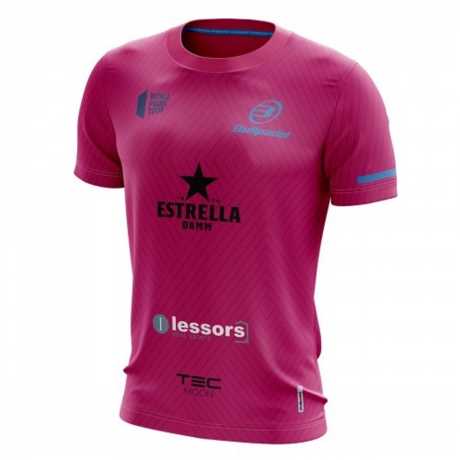 Camiseta Bullpadel Maxi Sanchez WPT Tanos Fresa Junior 2019 - Barata Oferta Outlet