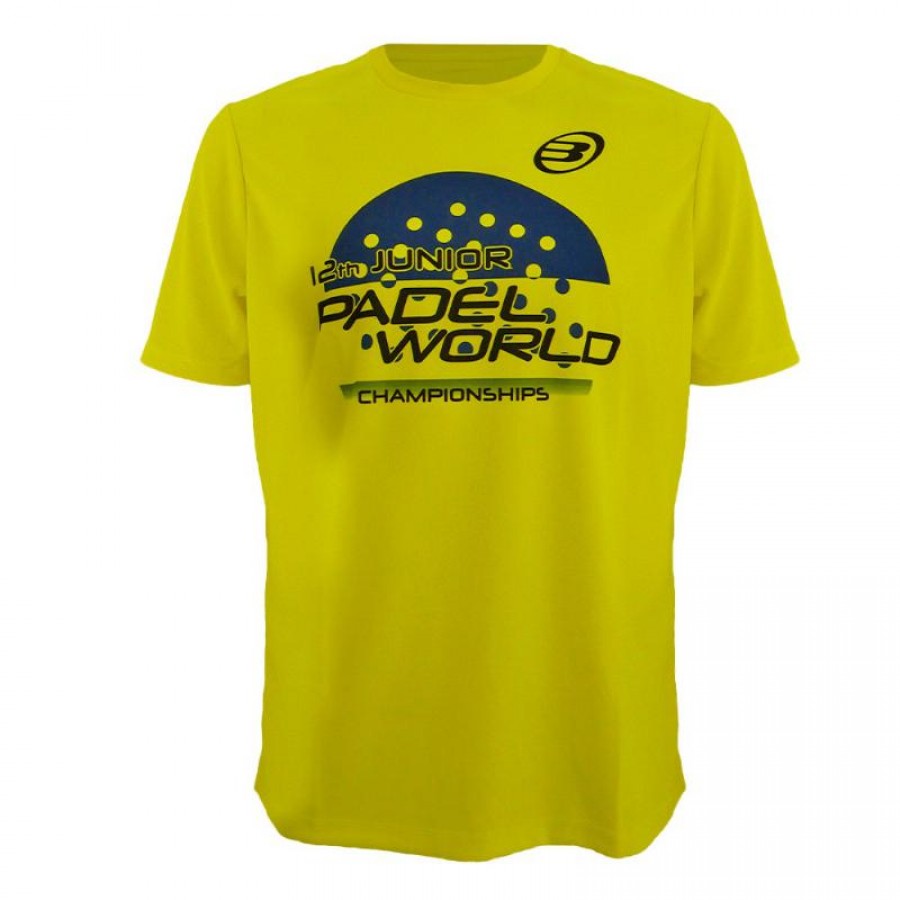 World Minor Brown Black Bullpadel T-Shirt Fluor Junior - Barata Oferta Outlet