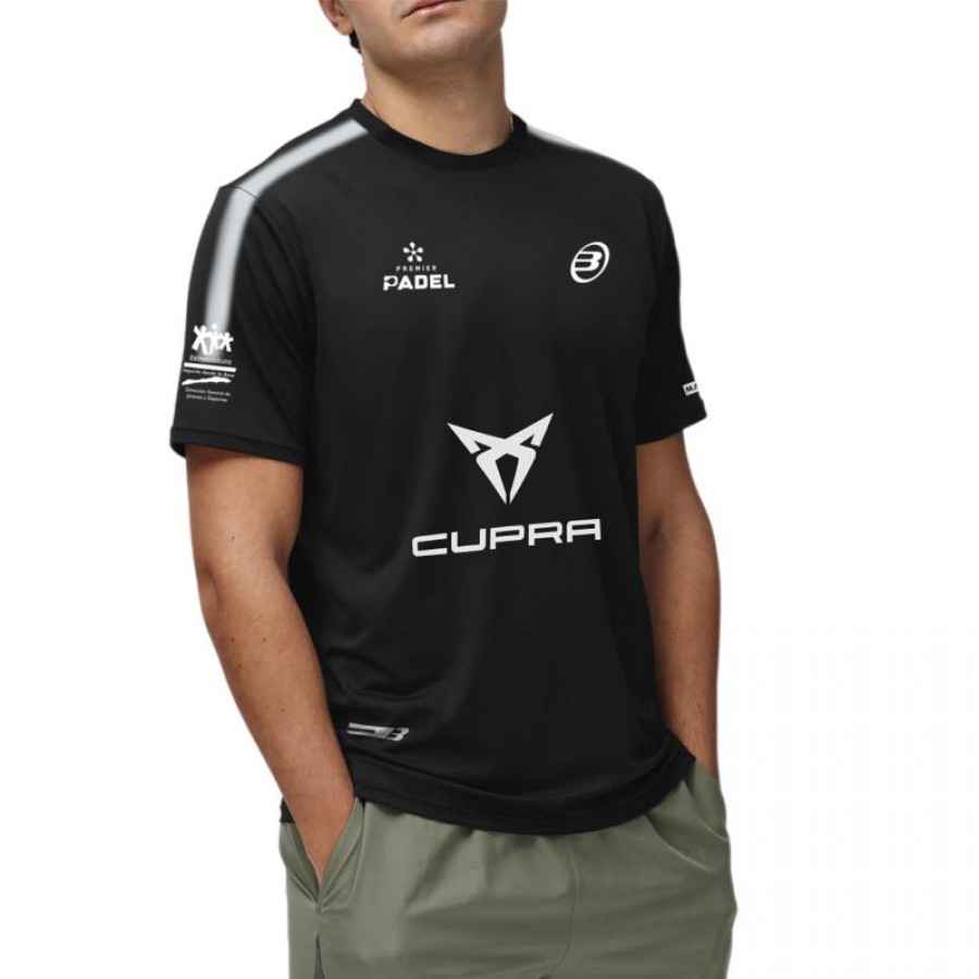 Bullpadel Pablo Cardona Montse Black T-Shirt