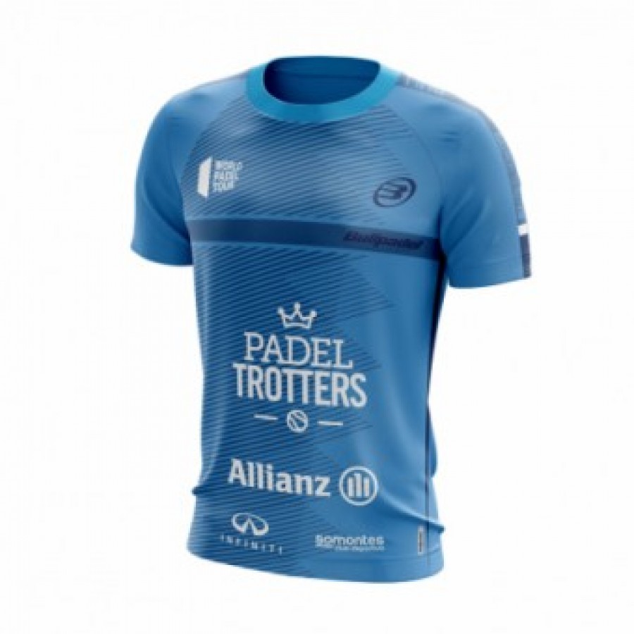 Bullpadel Paquito Navarro Joyce Blue Fluor T-Shirt 2019 II Junior