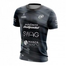 Bullpadel Paquito Navarro Premier Padel Adula Black T-Shirt Bullpadel Paquito Navarro Premier Padel Adula Black T-Shirt