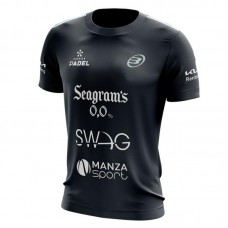 Camiseta Bullpadel Paquito Navarro Premier Padel Finals Licio Negro Camiseta Bullpadel Paquito Navarro Premier Padel Finals Licio Negro