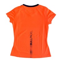 Camiseta Bullpadel Pepifita Naranja Fluor