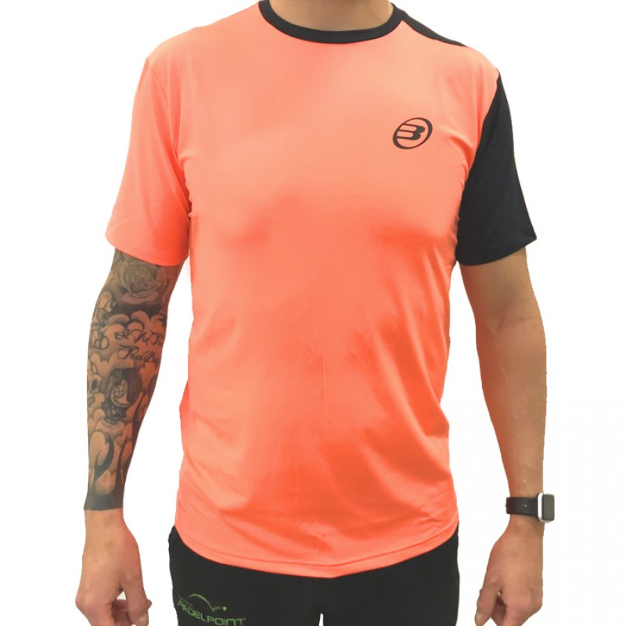 T-shirt bullpadel slam pompelmo nero pompelmo