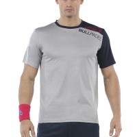 Camiseta de vigor médio cinza bullpadel
