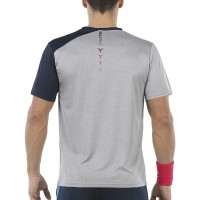 Camiseta de vigor médio cinza bullpadel