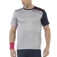 Camiseta de vigor médio cinza bullpadel