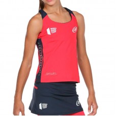 Camiseta Bullpadel WPT Ravolta Carmesi Fluor Junior Camiseta Bullpadel WPT Ravolta Carmesi Fluor Junior