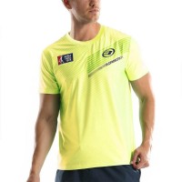 T-shirt Bullpadel WPT Tefilo giallo fluoro di limone - Barata Oferta Outlet