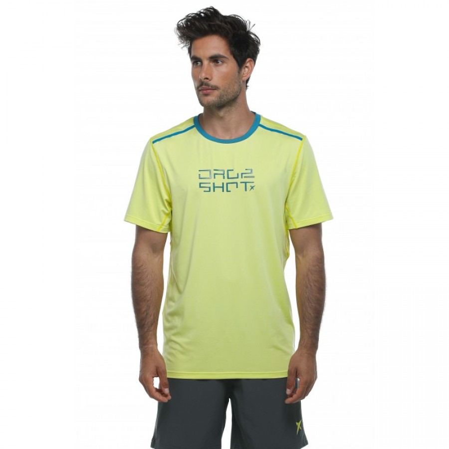 T-shirt jaune Drop Shot Drac