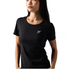 Camiseta Drop Shot Flight Performance Negro Mujer