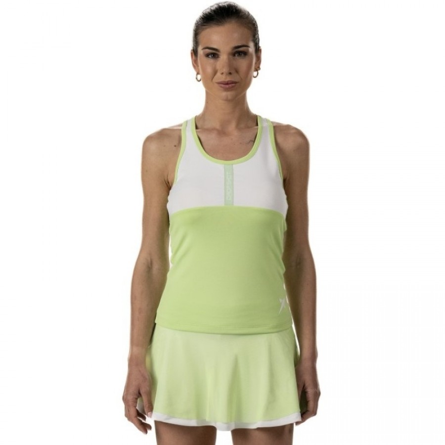 Camiseta Drop Shot Lys Verde Blanco