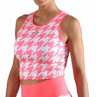 Endless Chill Coral Houndstooth T-shirt