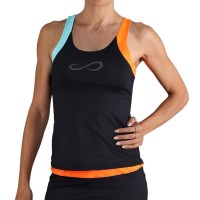 Endless Race Maglietta Nera Arancione