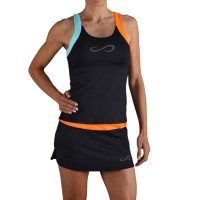 Endless Race Maglietta Nera Arancione