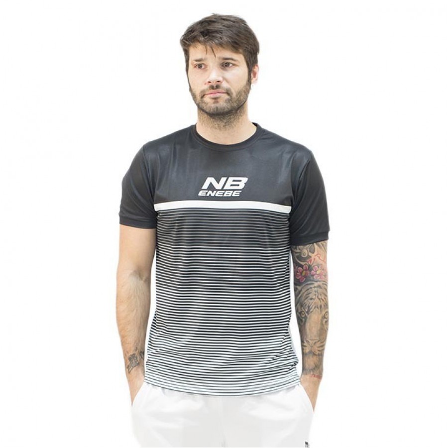 Camiseta Enebe Max Pro Negro Gris