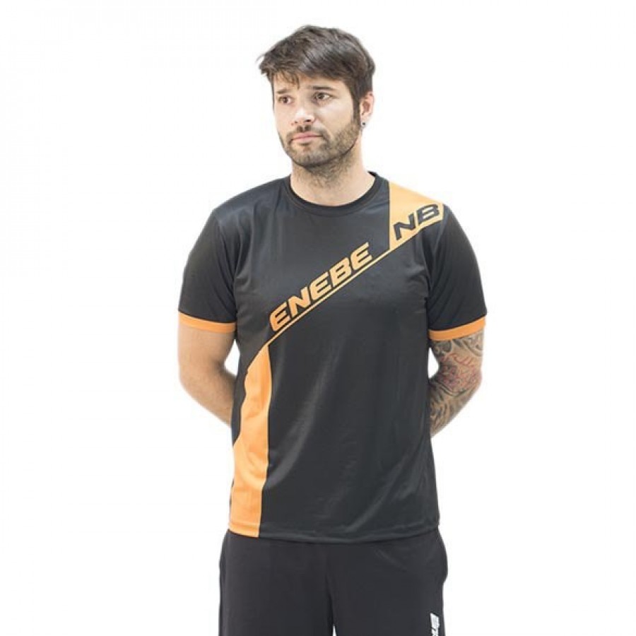 T-shirt Orange Noir Enebe Ultra Pro