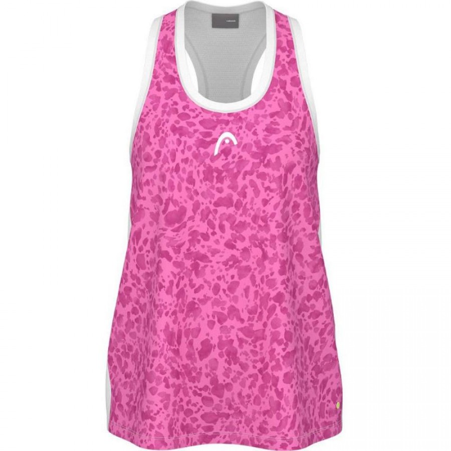 Camiseta Head Agility Stampa Rosa