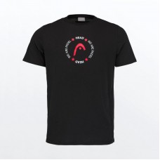 Head Button T-Shirt Black