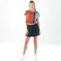 Head Crop Top T-shirt Coral Women