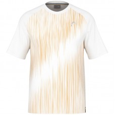 Camiseta Head Performance Blanco Imprime Camiseta Head Performance Blanco Imprime