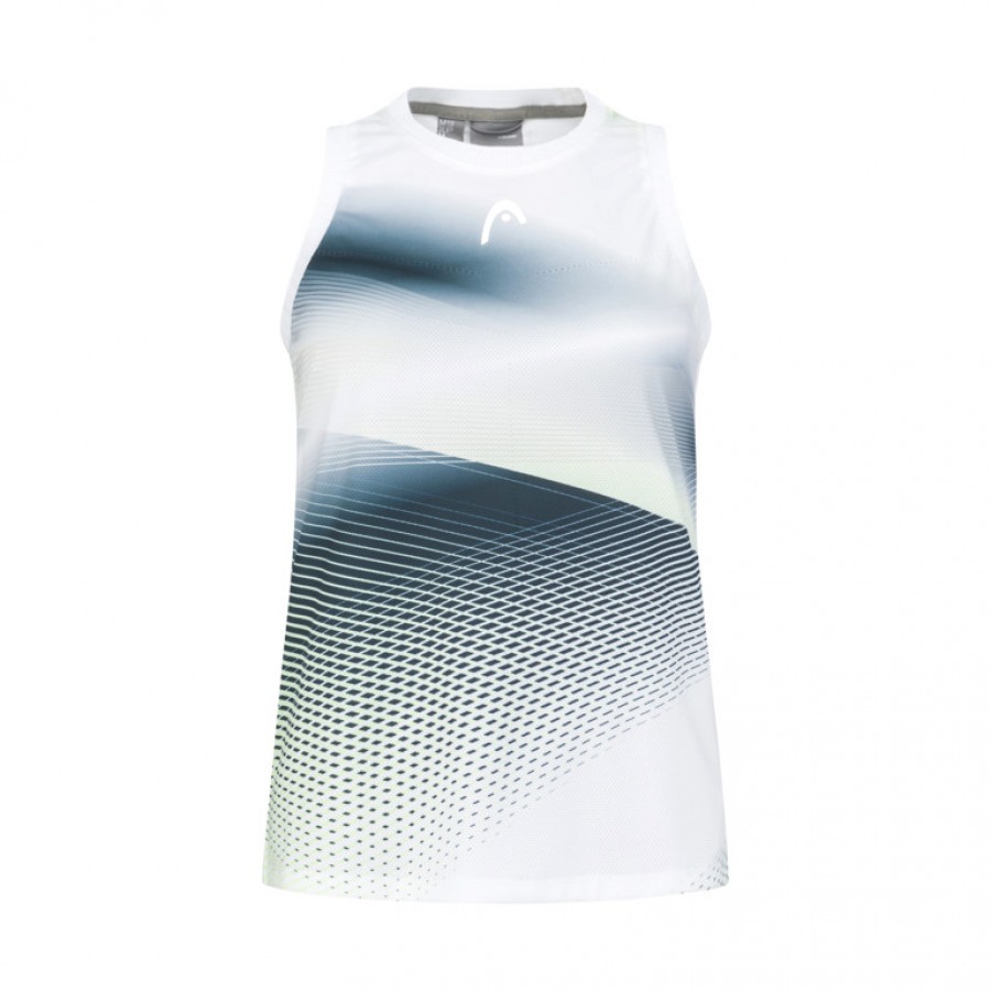 Cabeca Performance T-shirt White Print Mulheres