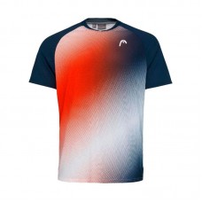 Camiseta Head Performance Stampa Mandarina Camiseta Head Performance Stampa Mandarina