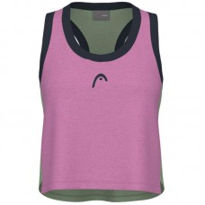 Camiseta Head Play Crop Top Rosa Verde Mujer Camiseta Head Play Crop Top Rosa Verde Mujer