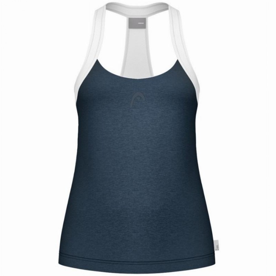 Head Play Tech Navy Blue White Women''s T-Shirt