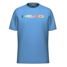 Camiseta Head Rainbow Azul Airforce