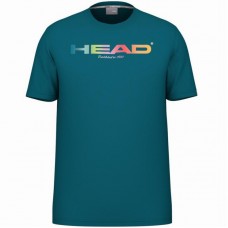 Camiseta Head Rainbow Teal Blue Camiseta Head Rainbow Teal Blue
