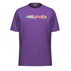 T-shirt Rainbow Purple de la tête