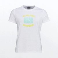 T-shirt da donna White Head Skip