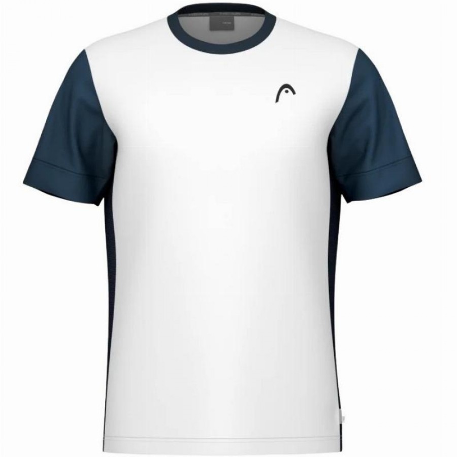 T-shirt Head Slice Branco Azul Marinho