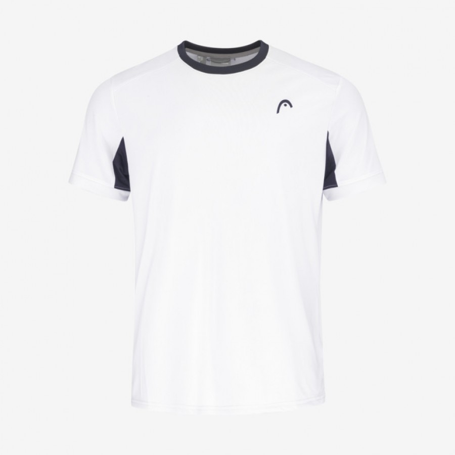 T-shirt Head Slice blanc marine