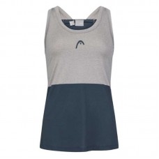 Head Tech Top T-shirt Gris Marine Femmes Head Tech Top T-shirt Gris Marine Femmes