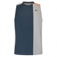 Head Top Grey Orange T-shirt