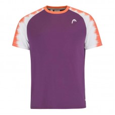 Camiseta Head Topspin Lila Print Vision
