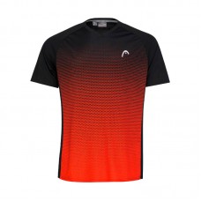 Camiseta Head TopSpin Negro Print Vision Junior Camiseta Head TopSpin Negro Print Vision Junior