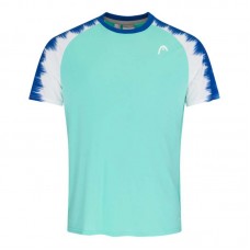Camiseta Head Topspin Turquesa Print Vision Camiseta Head Topspin Turquesa Print Vision
