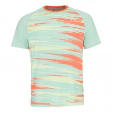 Camiseta Head Topspin Verde Pastel Print