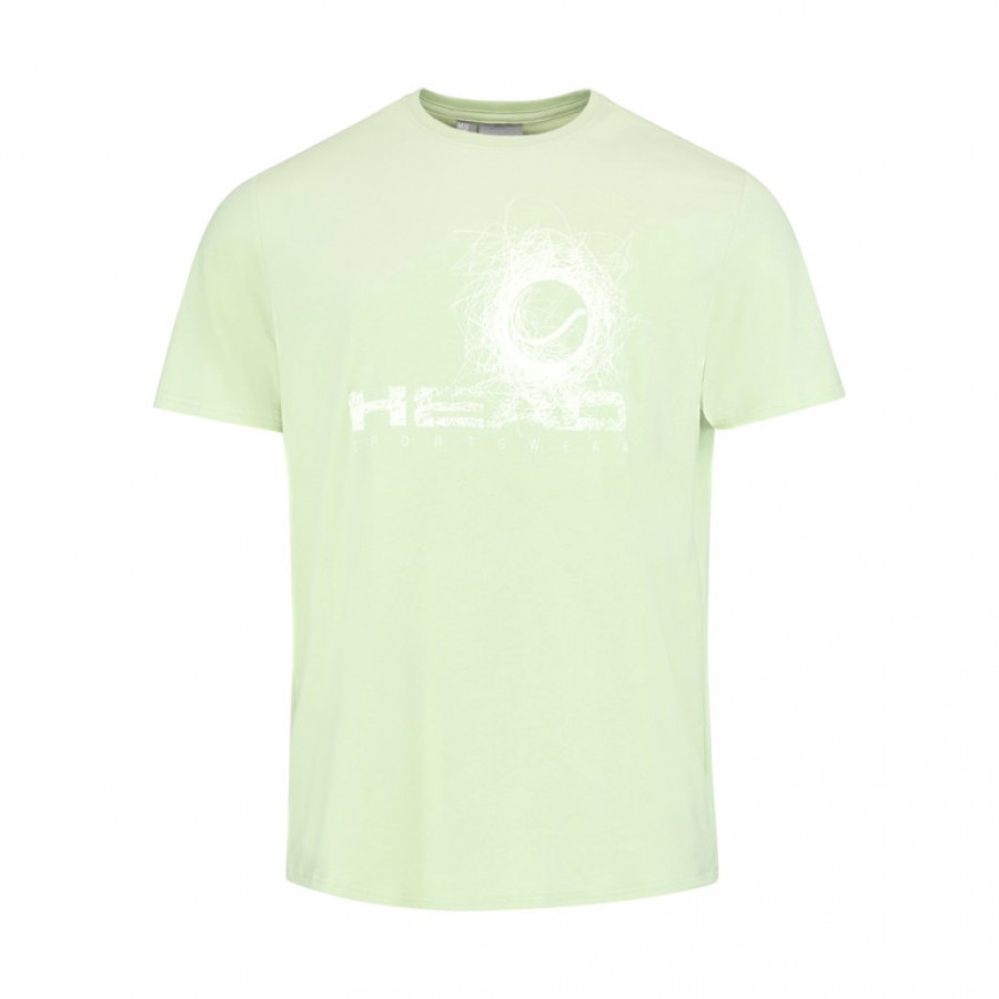 T-shirt vert clair Head Vision