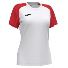 Joma Academy IV White Red Women''s T-Shirt Joma Academy IV White Red Women''s T-Shirt