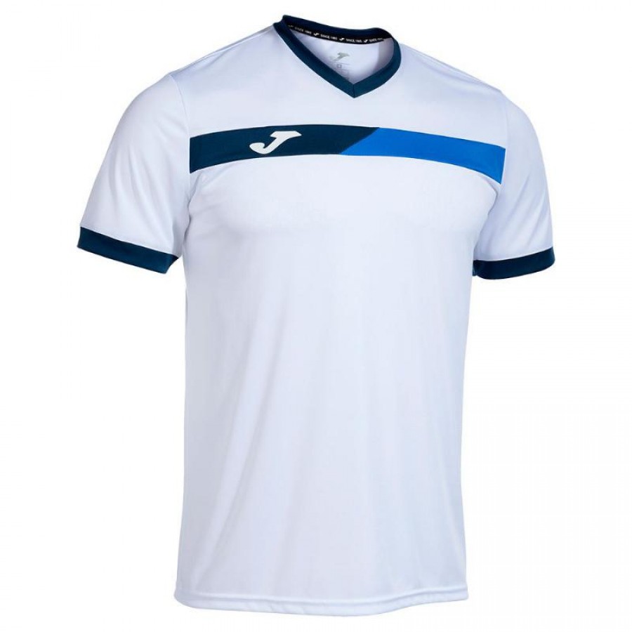 Camiseta Branca Joma Court Royal Navy